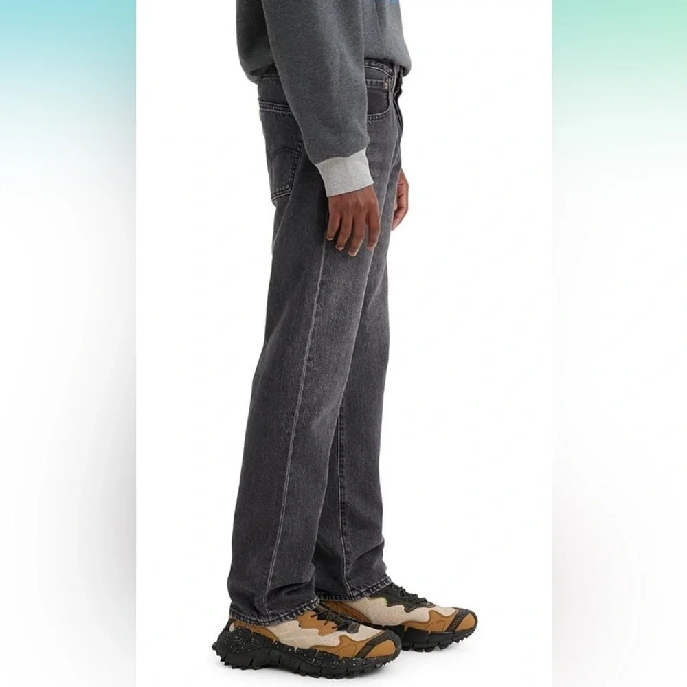 Levi's Gray Straight-Leg Jeans Classic Fit